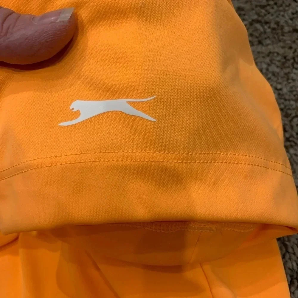 Women’s Slazenger medium, orange, short sleeve golf shirt - Picture 5 of 5